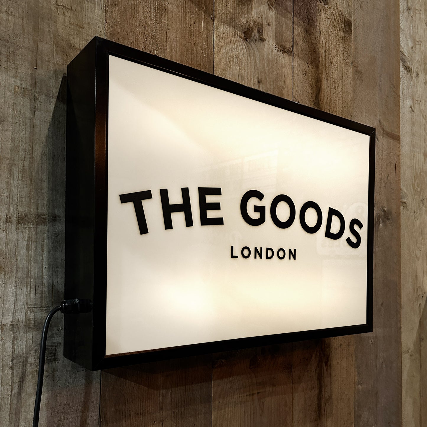 Metal Light Box Sign
