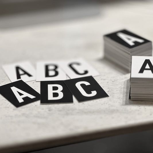 Ersatz-Alphabet-Buchstabenpakete für Menü-Display-Schilder