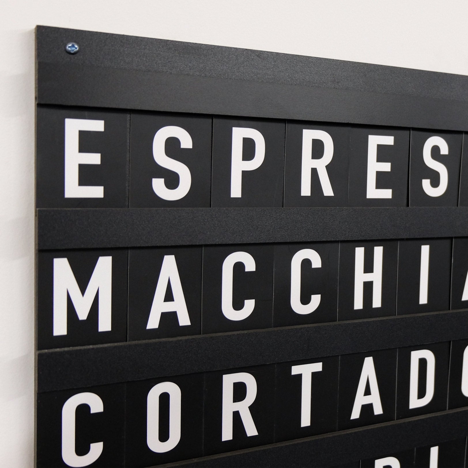 Menu Board Detail
