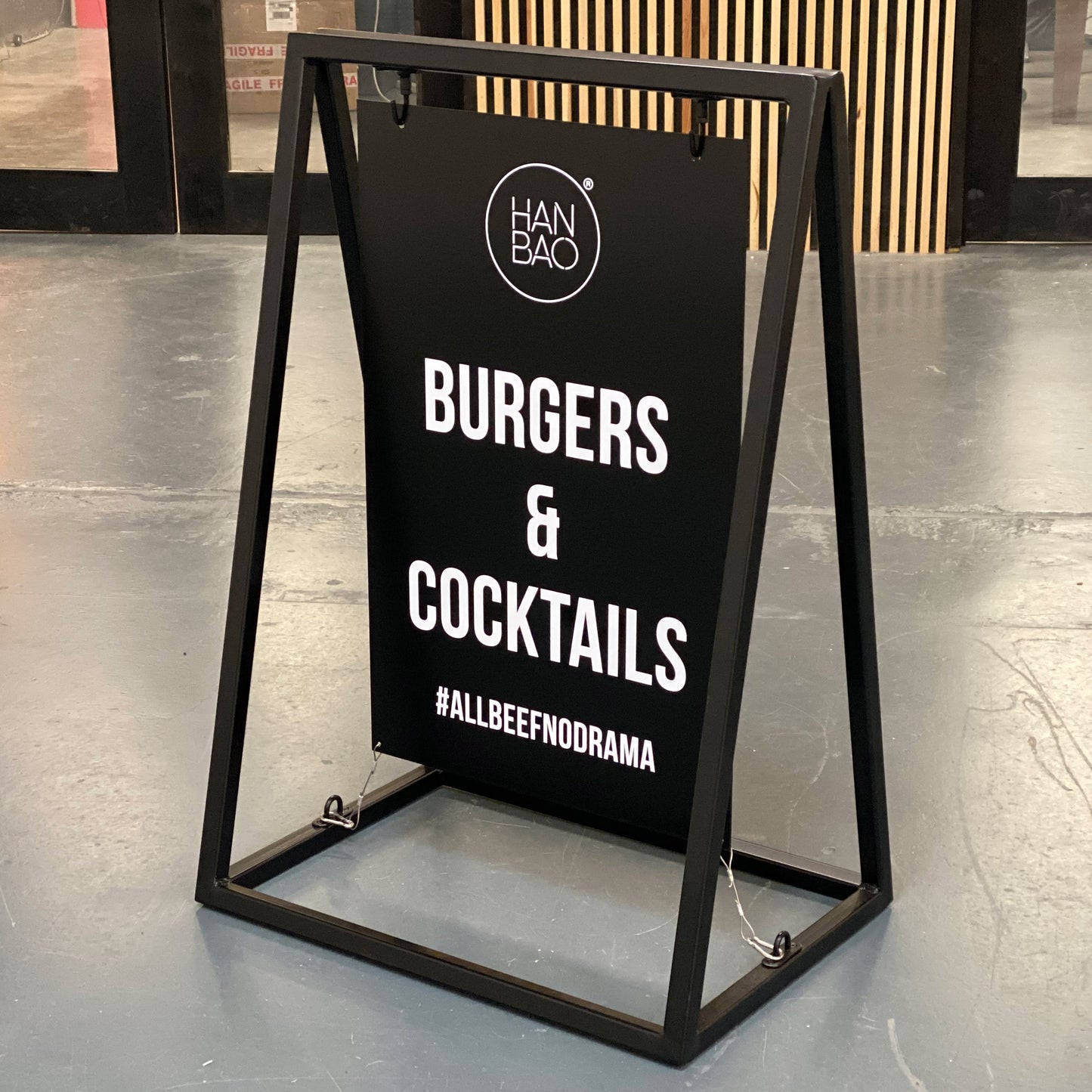 Metal Swinging A Frame Signage