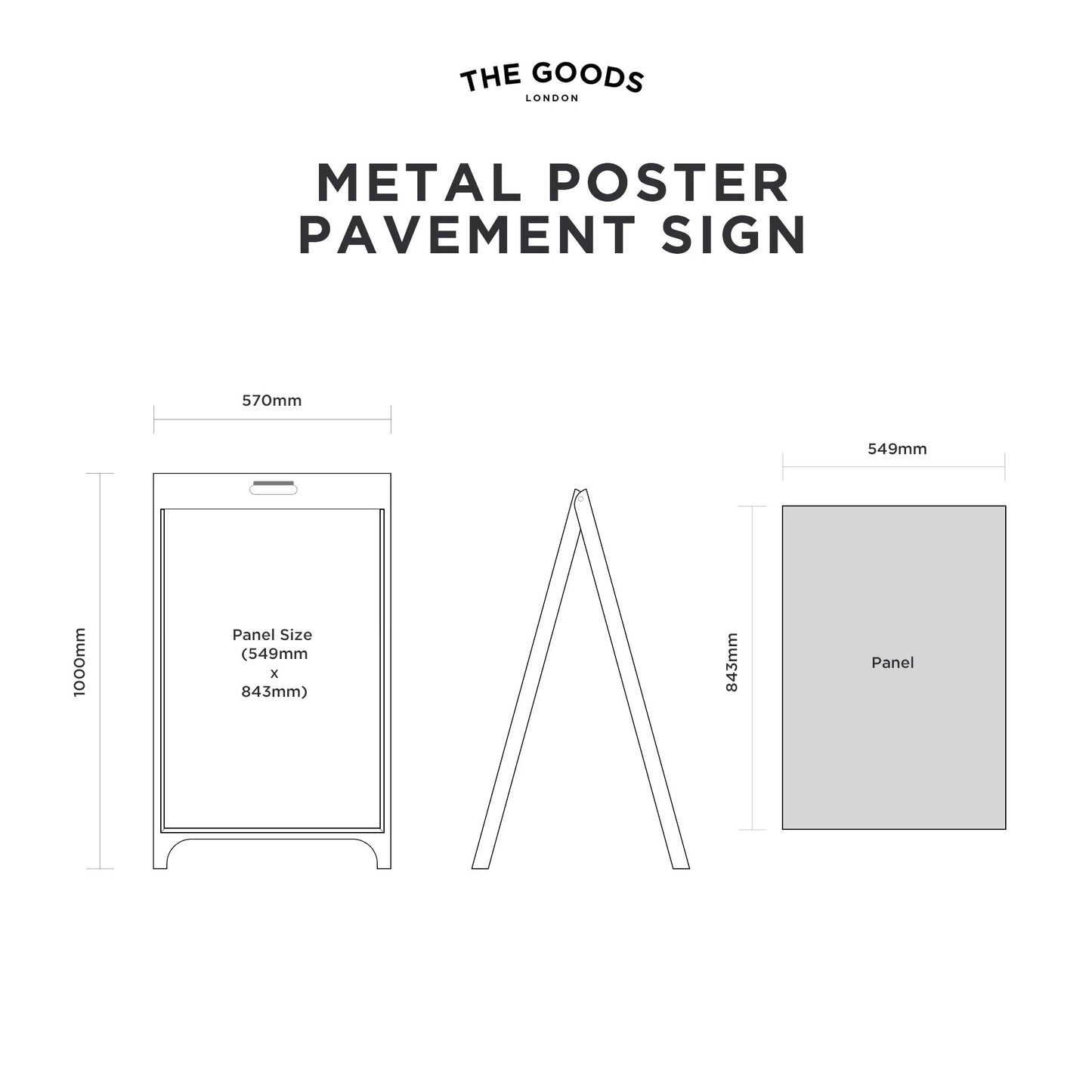 Poster A Board Technical Drawing