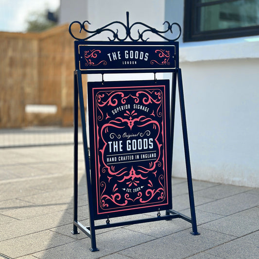 Traditional Metal A Board Sign